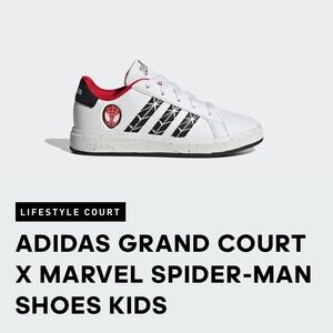 Adidas Kids Sneakers with Spider-Man Design